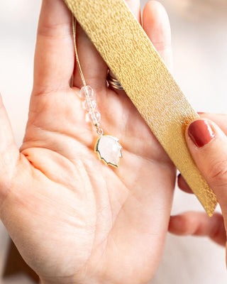 Marque-page en Cristal de Roche – Clarifiez et amplifiez vos intentions