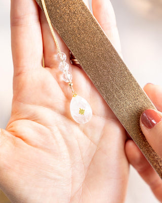Marque-page en Cristal de Roche – Clarifiez et amplifiez vos intentions